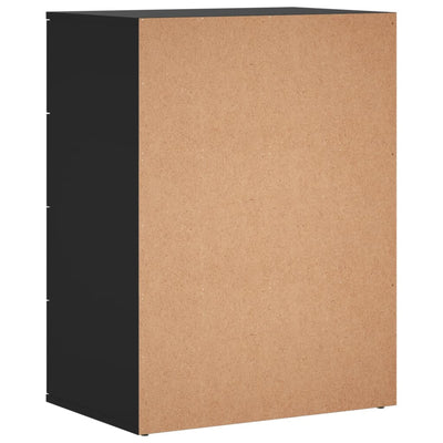 Senkki musta 60x39x80 cm tekninen puu