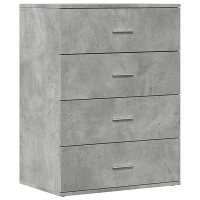 Senkki betoninharmaa 60x39x80 cm tekninen puu