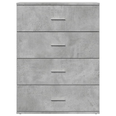 Senkki betoninharmaa 60x39x80 cm tekninen puu