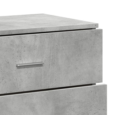 Senkki betoninharmaa 60x39x80 cm tekninen puu