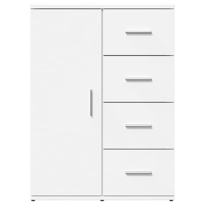 Valkoinen senkki Lelica 59x39x80cm (puinen)