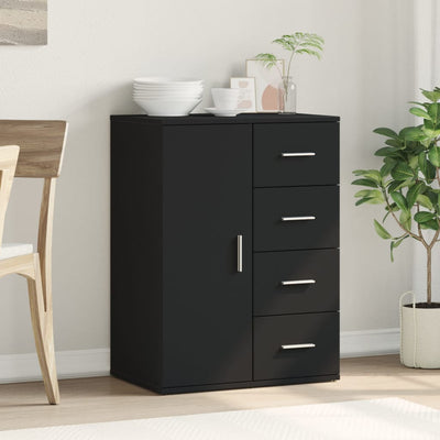 Senkki musta 59x39x80 cm tekninen puu
