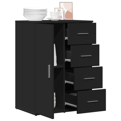 Senkki musta 59x39x80 cm tekninen puu