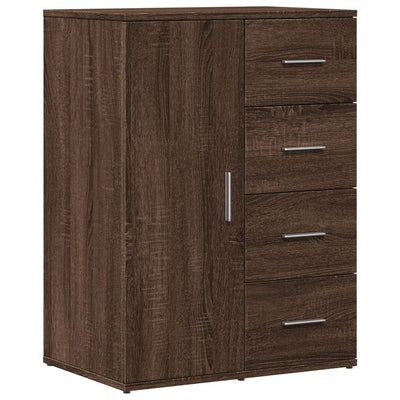 Senkki ruskea tammi 59x39x80 cm tekninen puu