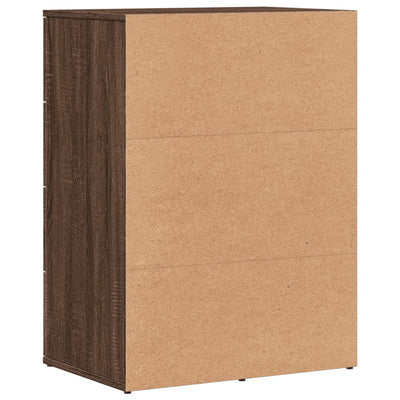 Senkki ruskea tammi 59x39x80 cm tekninen puu