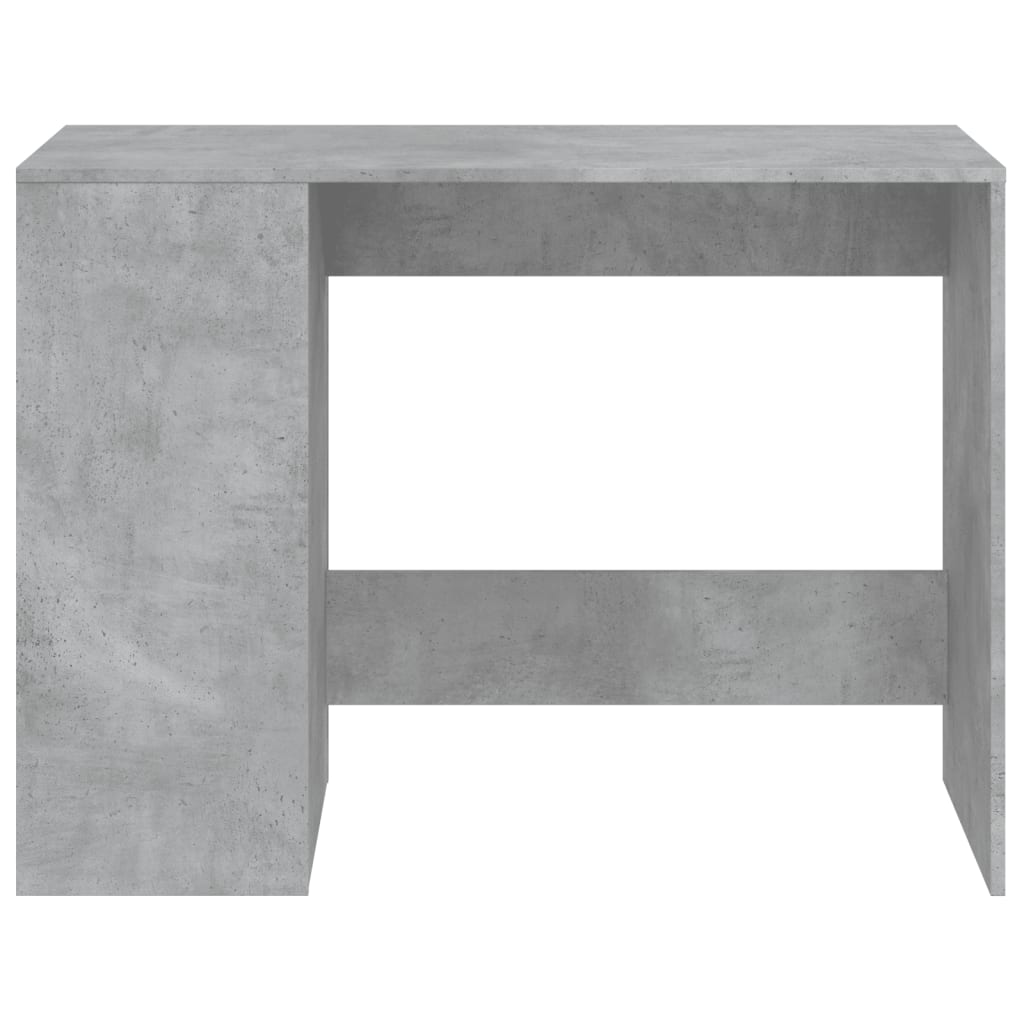 Betoninharmaa työpöytä Ivanisi 102x50x75cm (puinen)