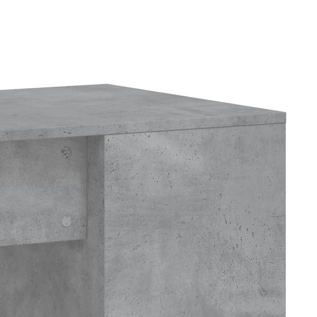 Betoninharmaa työpöytä Ivanisi 102x50x75cm (puinen)