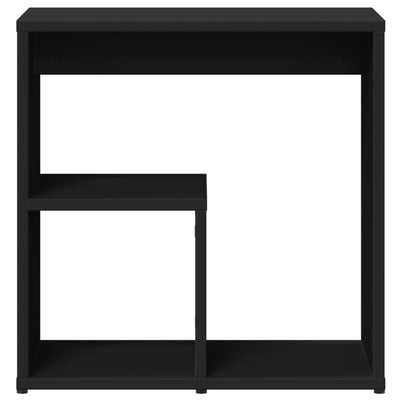Sivupöydät 2 kpl musta 50x30x50 cm tekninen puu