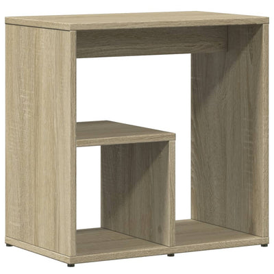 Sivupöydät 2 kpl Sonoma-tammi 50x30x50 cm tekninen puu