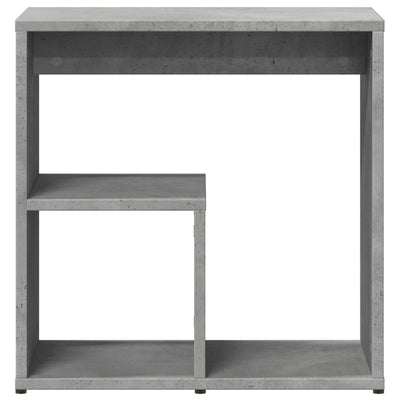 Sivupöytä betoninharmaa 50x30x50 cm lastulevy