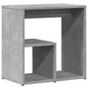 Sivupöydät 2 kpl betoninharmaa 50x30x50 cm tekninen puu