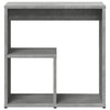 Sivupöydät 2 kpl betoninharmaa 50x30x50 cm tekninen puu