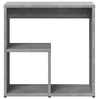 Sivupöydät 2 kpl betoninharmaa 50x30x50 cm tekninen puu