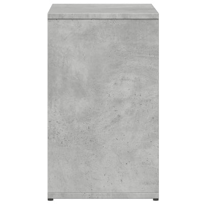 Sivupöydät 2 kpl betoninharmaa 50x30x50 cm tekninen puu