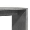 Sivupöydät 2 kpl betoninharmaa 50x30x50 cm tekninen puu