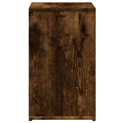 Sivupöydät 2 kpl savutammi 50x30x50 cm tekninen puu