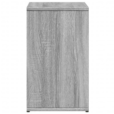Sivupöydät 2 kpl harmaa Sonoma 50x30x50 cm tekninen puu