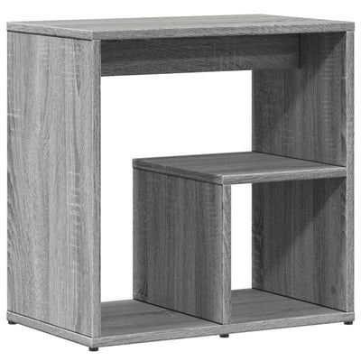 Sivupöydät 2 kpl harmaa Sonoma 50x30x50 cm tekninen puu