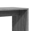 Sivupöydät 2 kpl harmaa Sonoma 50x30x50 cm tekninen puu