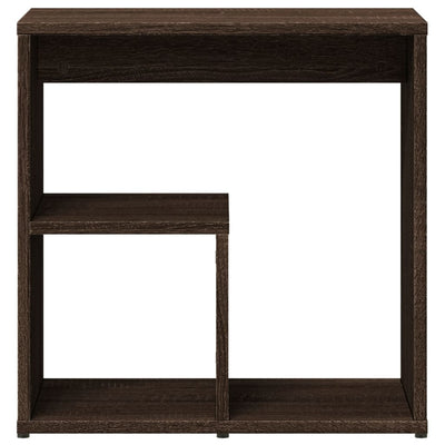 Sivupöydät 2 kpl ruskea tammi 50x30x50 cm tekninen puu