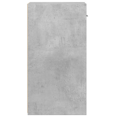 Yöpöydät 2 kpl betoninharmaa 35x34x65 cm tekninen puu