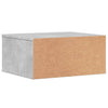 Tulostinteline betoninharmaa 49x40x22,5 cm tekninen puu
