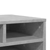 Tulostinteline betoninharmaa 49x40x22,5 cm tekninen puu