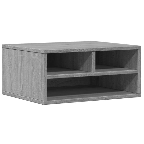 Tulostinteline harmaa Sonoma 49x40x22,5 cm tekninen puu