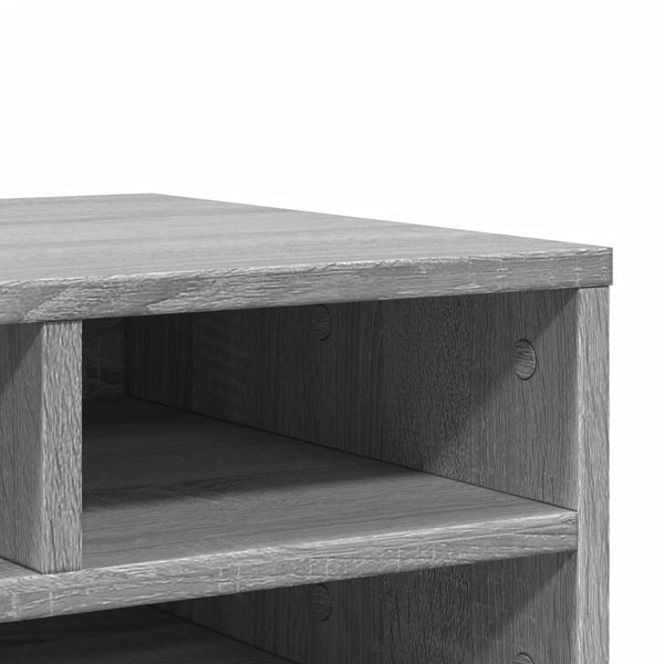 Tulostinteline harmaa Sonoma 49x40x22,5 cm tekninen puu