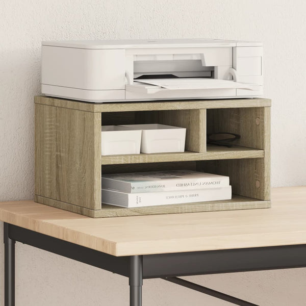 Tulostinteline Sonoma-tammi 40x32x22,5 cm tekninen puu
