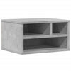 Tulostinteline betoninharmaa 40x32x22,5 cm tekninen puu