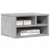 Tulostinteline betoninharmaa 40x32x22,5 cm tekninen puu