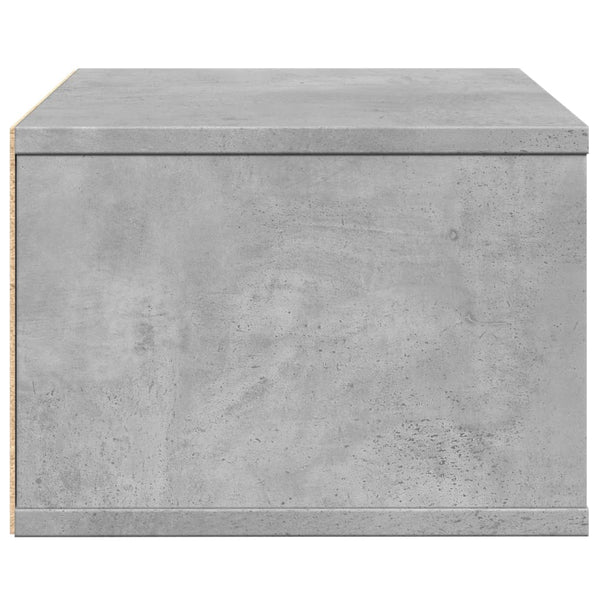 Tulostinteline betoninharmaa 40x32x22,5 cm tekninen puu
