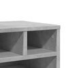 Tulostinteline betoninharmaa 40x32x22,5 cm tekninen puu