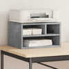Tulostinteline betoninharmaa 40x32x22,5 cm tekninen puu