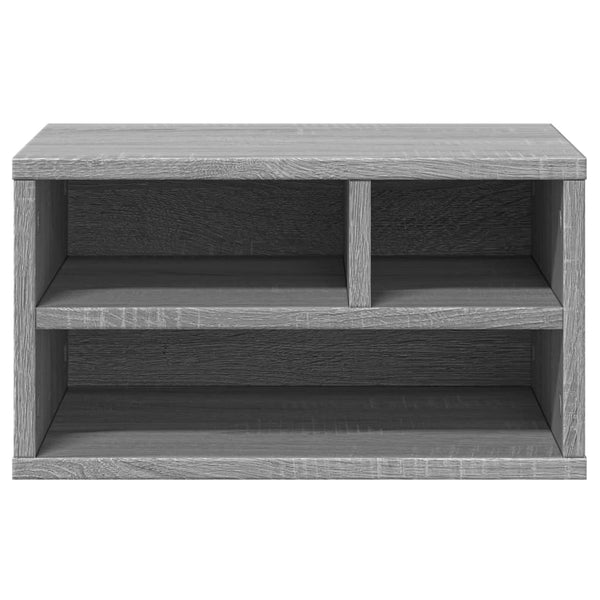 Tulostinteline harmaa Sonoma 40x32x22,5 cm tekninen puu