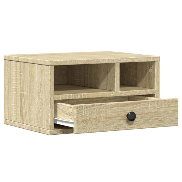 Tulostinteline Sonoma-tammi 40x32x22,5 cm tekninen puu