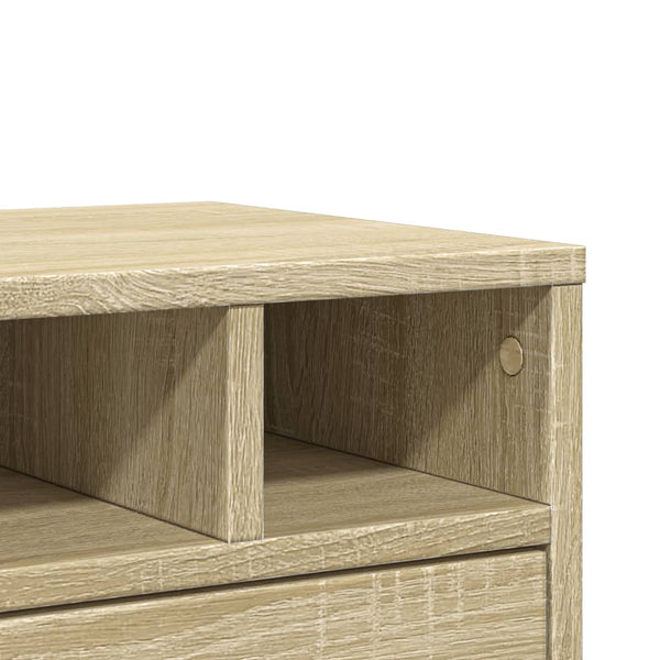 Tulostinteline Sonoma-tammi 40x32x22,5 cm tekninen puu