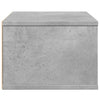 Tulostinteline betoninharmaa 40x32x22,5 cm tekninen puu