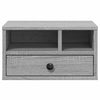 Tulostinteline harmaa Sonoma 40x32x22,5 cm tekninen puu