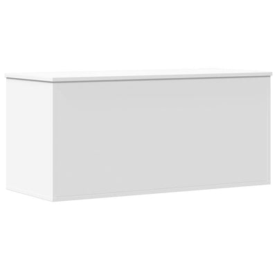 Säilytyslaatikko valkoinen 100x42x46 cm tekninen puu