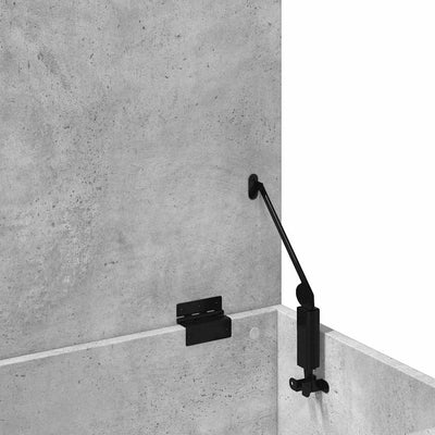 Betoninharmaa säilytyslaatikko Cimbru 100x42x46cm (puinen)