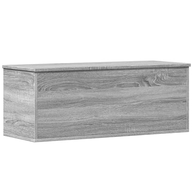 Säilytyslaatikko harmaa Sonoma 90x35x35 cm tekninen puu