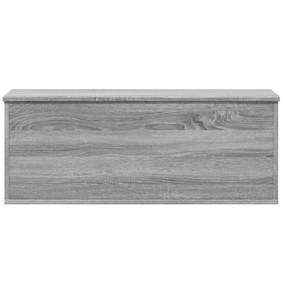Säilytyslaatikko harmaa Sonoma 90x35x35 cm tekninen puu