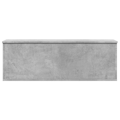 Säilytyslaatikko betoninharmaa 102x35x35 cm tekninen puu