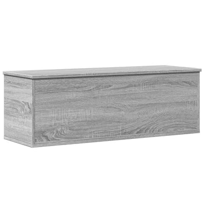 Säilytyslaatikko harmaa Sonoma 102x35x35 cm tekninen puu