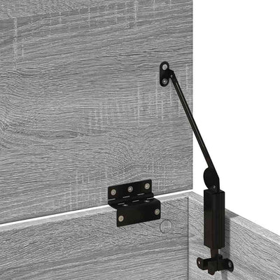 Harmaa säilytyslaatikko Cimbru 102x35x35cm (puinen)