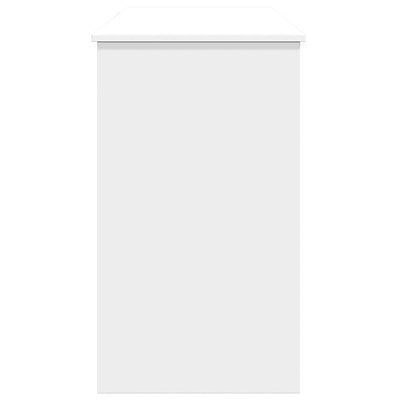 Peilipöytä valkoinen 100x45x76 cm