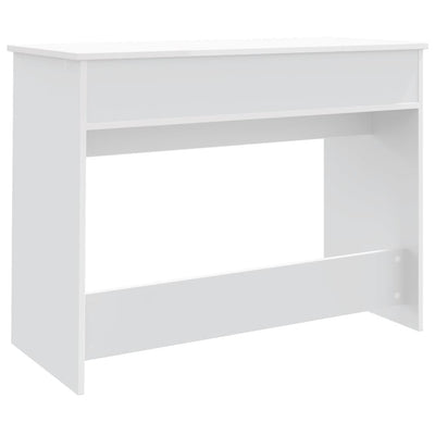 Peilipöytä valkoinen 100x45x76 cm
