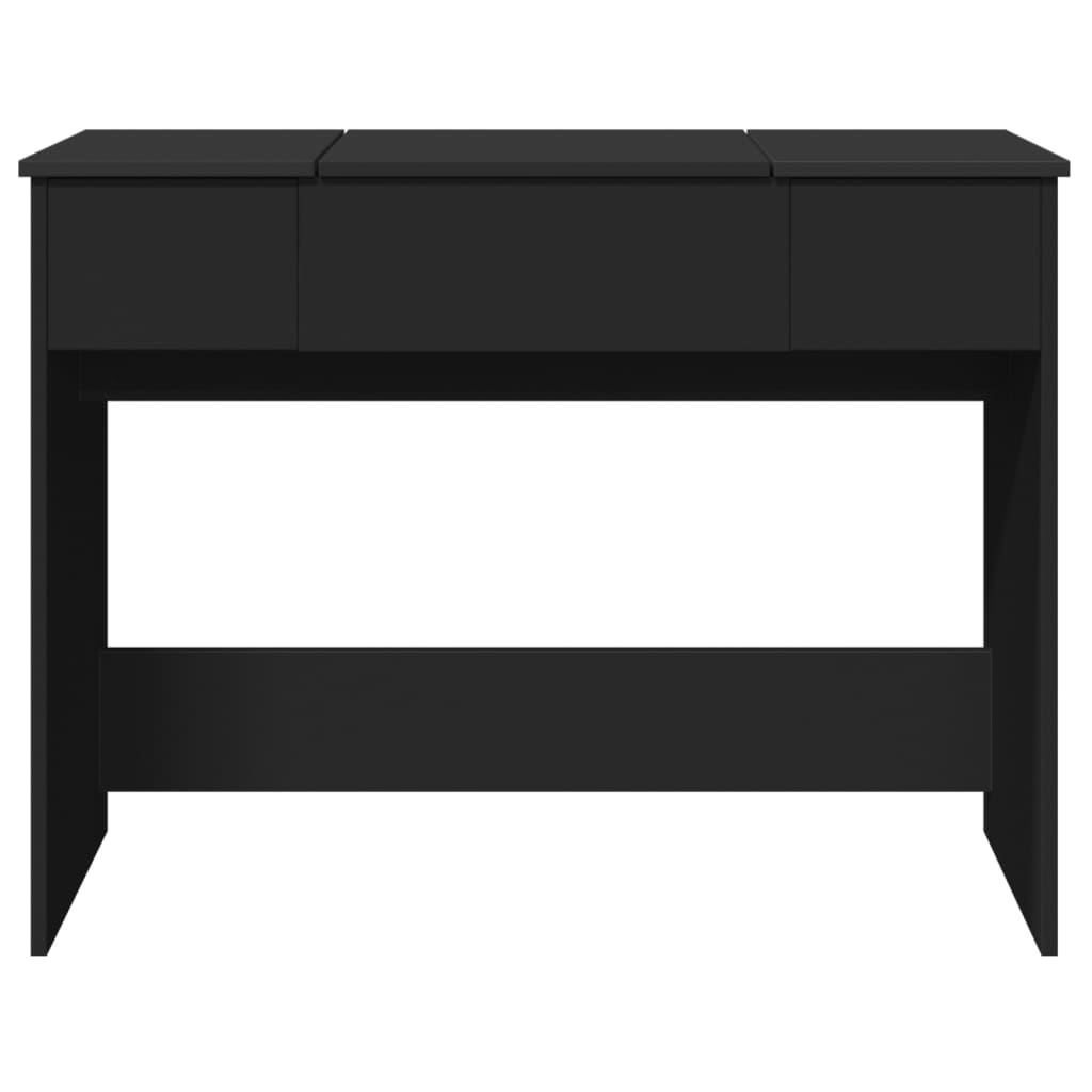 Musta peilipöytä Abigaiela 100x45x76cm